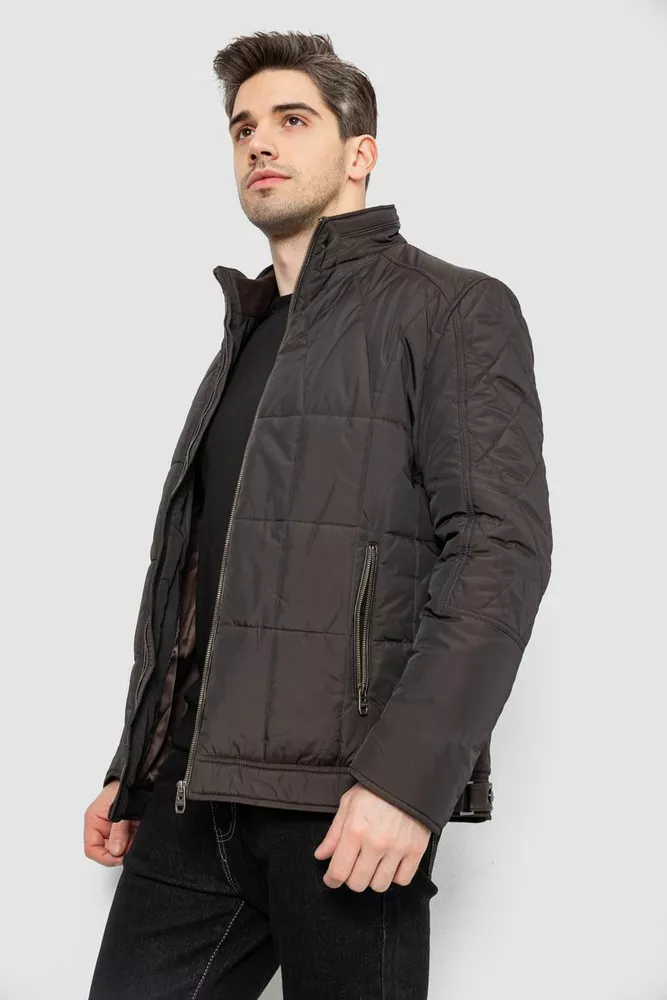 Купить Куртка мужская демисезонная, цвет темно-коричневый, 244RD114 - Фото №3