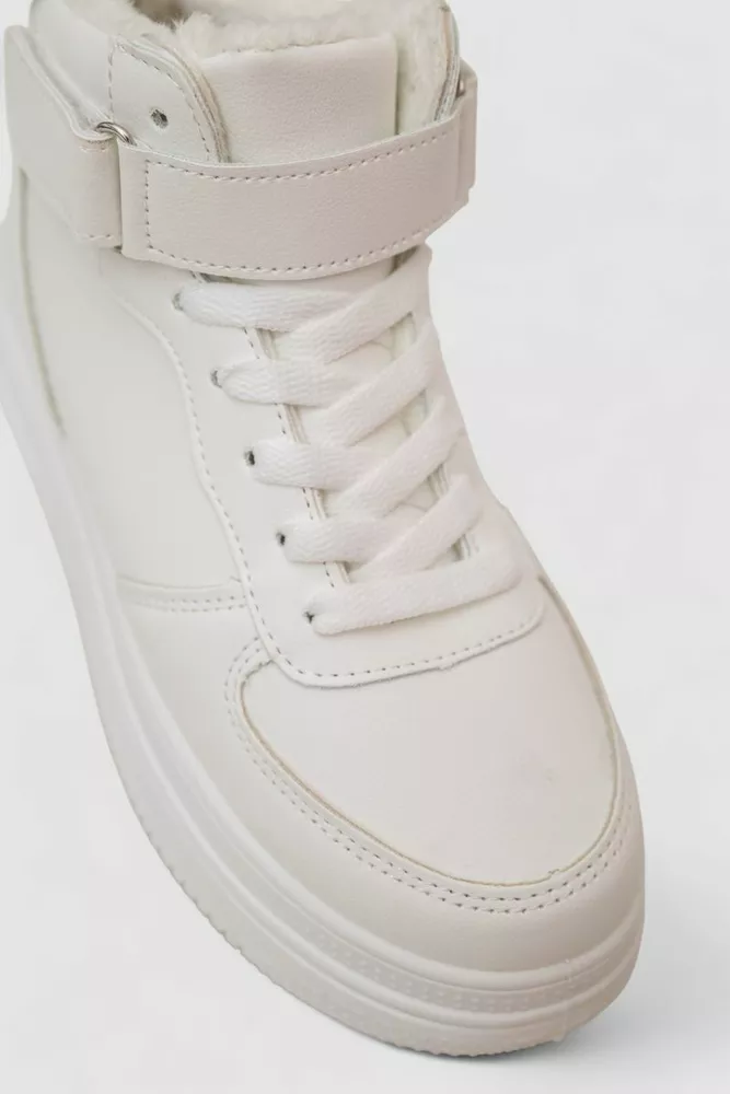 Купити Кросівки жіночі зимові, колір білий, 248RBB08 - Фото №2