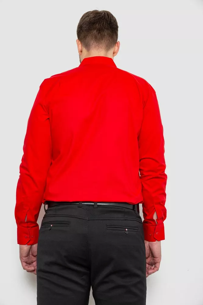 Купить Рубашка мужская  -уценка, цвет красный, 214R7150-U-1 - Фото №4