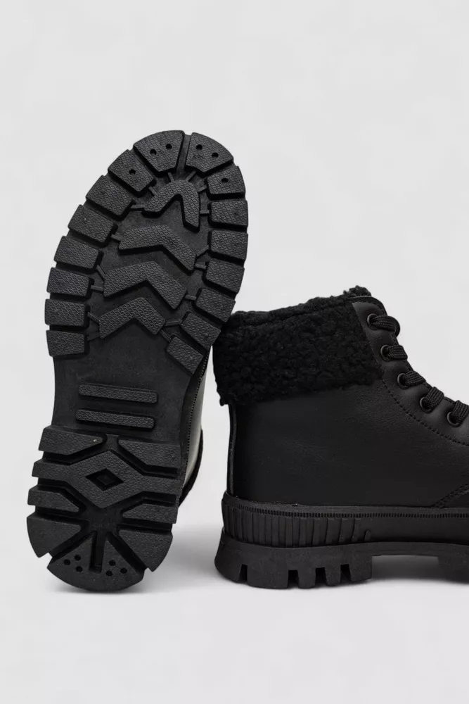 Купить Ботинки женские зимние на меху, цвет черный, 248RCX1750 - Фото №5