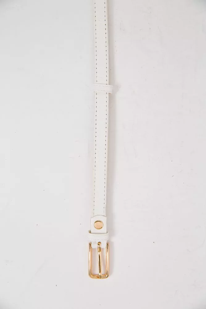 Купити Ремінь жіночий, колір білий, 196R1510 оптом - Фото №2