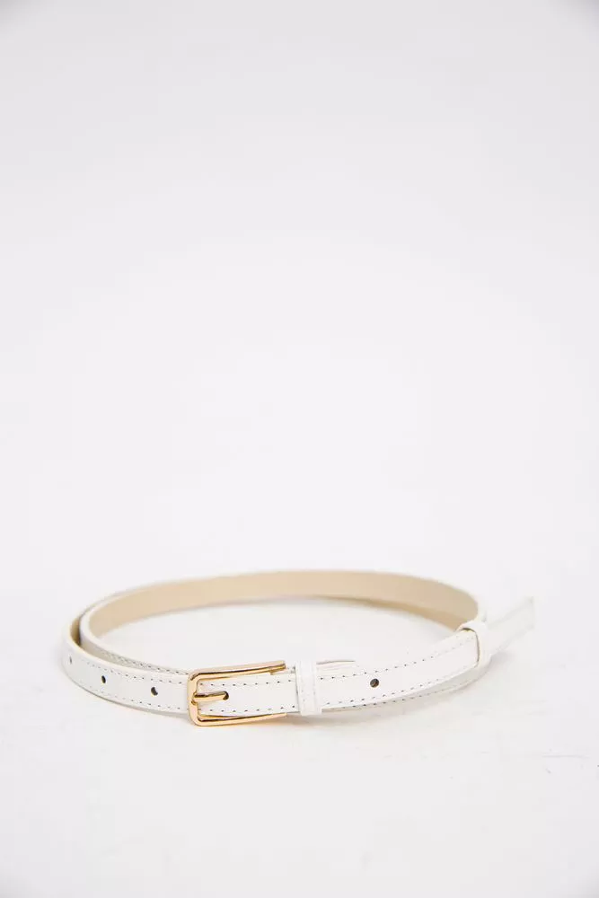 Купити Ремінь жіночий, колір білий, 196R1510 оптом - Фото №1