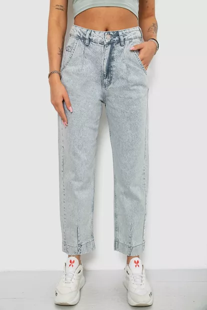 Джинсы женские MOM, цвет голубой, 244R1905S21