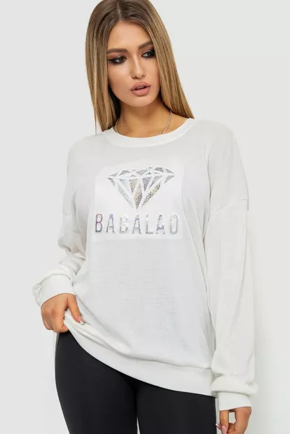 Батник женский, цвет молочный, 129R1415-99