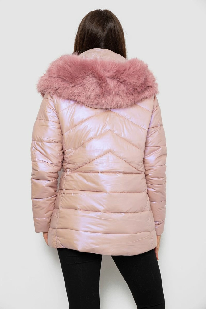 Купить Куртка женская зимняя короткая, цвет розовый, 244R23-611 - Фото №5