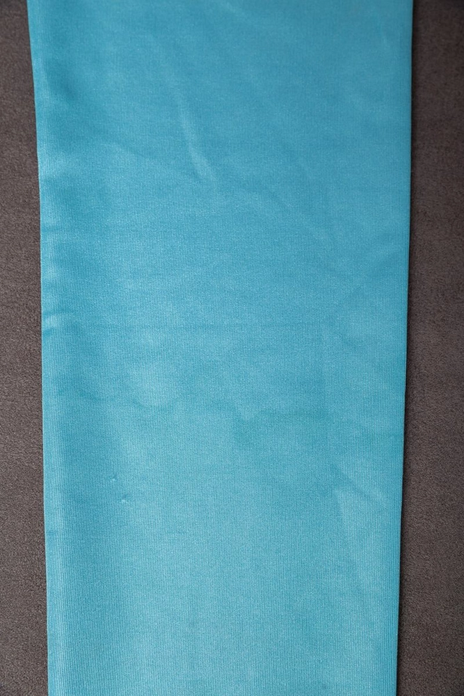Купить Лосины женские однотонные  -уценка, цвет голубой, 214R155-1-U-3 - Фото №6
