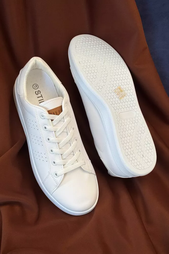 Купить Кеды мужские, цвет белый, 248RR227 - Фото №1