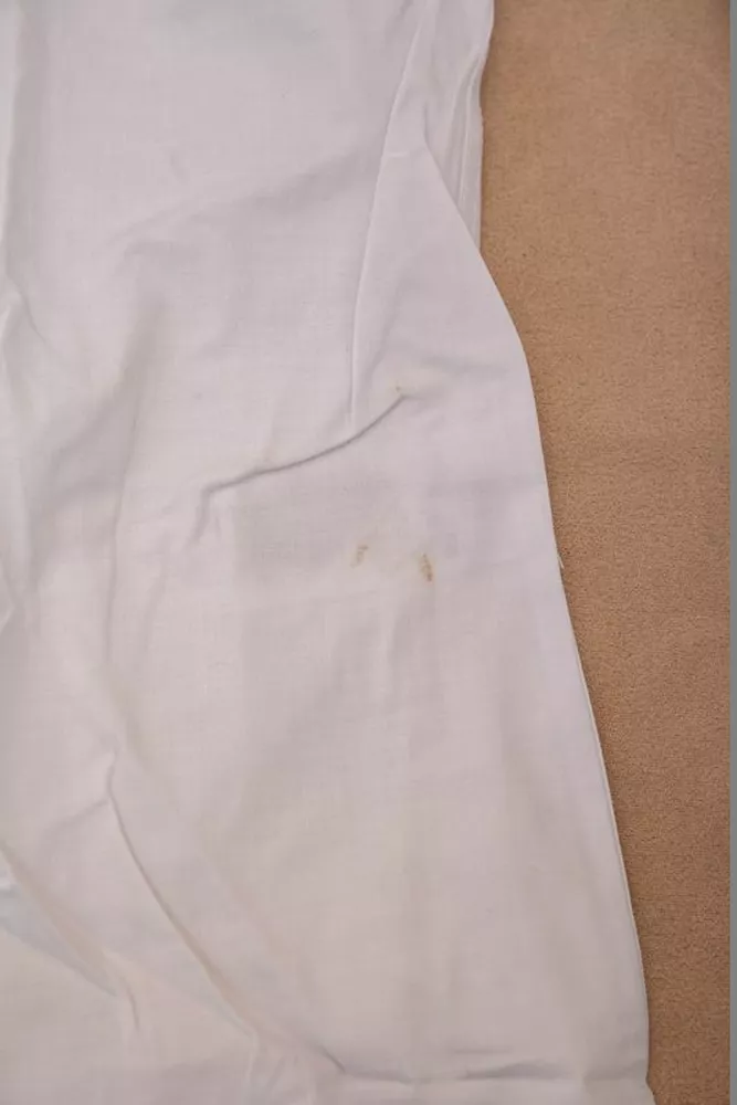 Купити Сорочка чоловіча однотонна  -уцінка, колір білий, 214R830-U-5 оптом - Фото №7