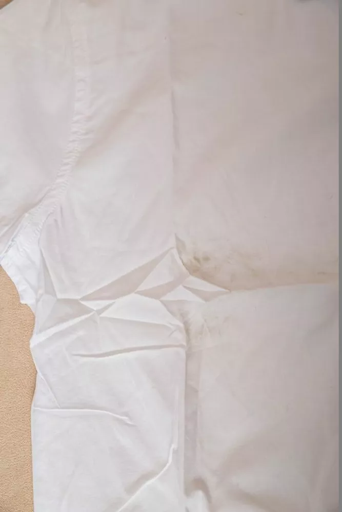 Купить Рубашка мужская однотонная  -уценка, цвет белый, 214R830-U-6 - Фото №6