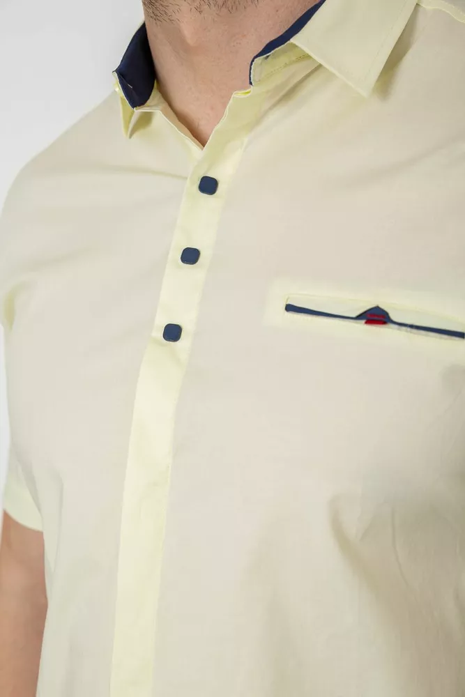 Купити Сорочка чоловіча класична  -уцінка, колір жовтий, 214R7114-1-U - Фото №5