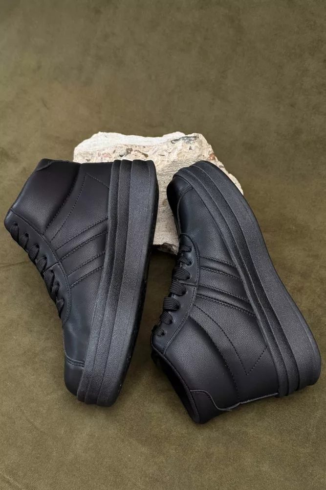 Купить Кроссовки женские демисезонные, цвет черный, 248RWA160 - Фото №3