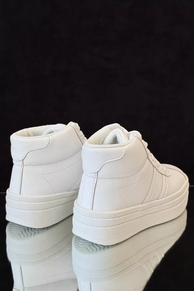 Купити Кросівки жіночі демісезонні, колір білий, 248RWA160 - Фото №4