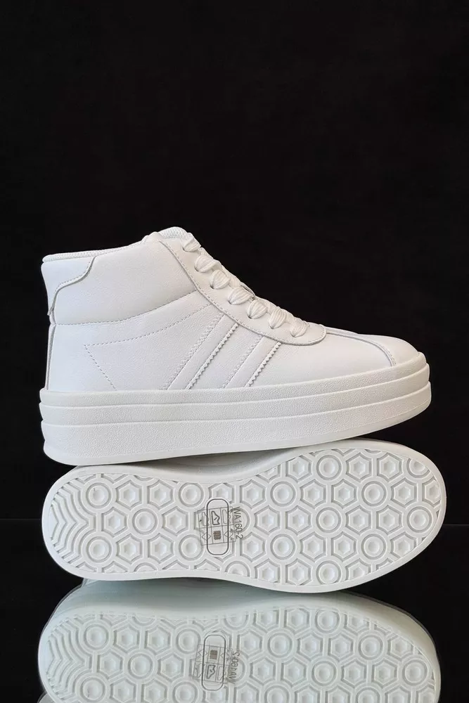 Купити Кросівки жіночі демісезонні, колір білий, 248RWA160 - Фото №5