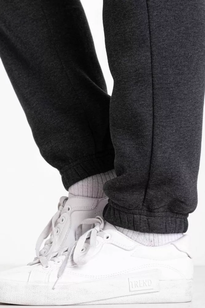 Купити Спортивні штани чоловічі на флісі, колір грифельний, 129RA9997 - Фото №5