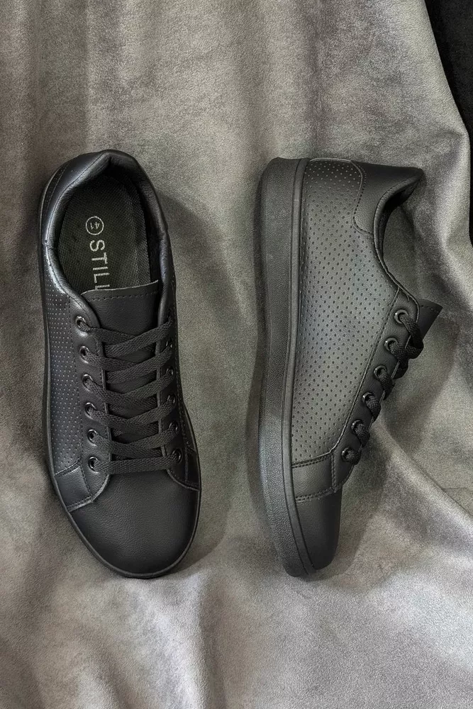 Купить Кеды мужские, цвет черный, 248RR216 - Фото №2