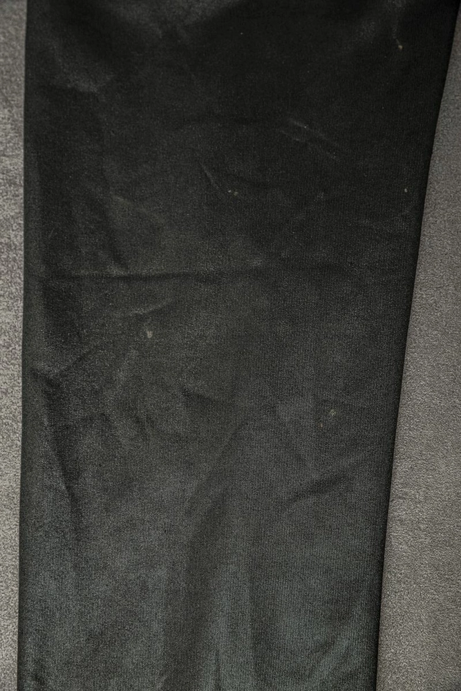 Купить Лосины женские однотонные  -уценка, цвет черный, 214R155-1-U-5 - Фото №6