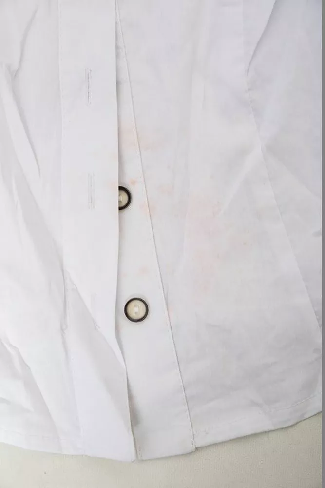 Купить Рубашка женская однотонная  -уценка, цвет белый, 230R068-1-U-325 - Фото №7