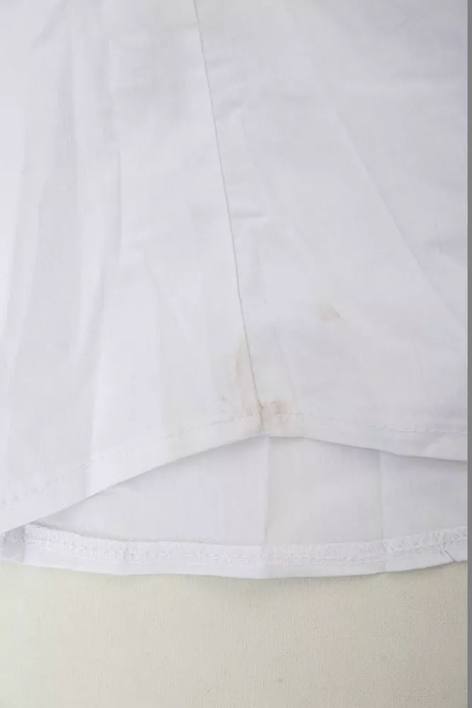 Купить Рубашка женская однотонная  -уценка, цвет белый, 230R068-1-U-326 оптом - Фото №7