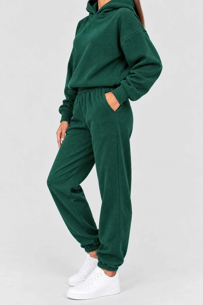 Купить Костюм женский трикотажный, цвет зеленый, 244R9137 - Фото №2
