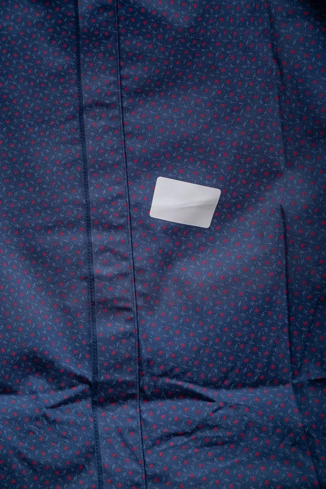 Купити Сорочка чоловіча з принтом  -уцінка, колір джинс, 214R7018-U-1 оптом - Фото №6