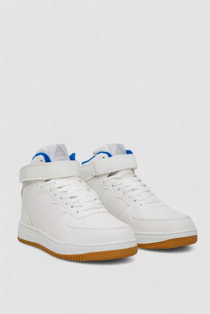 Купить Кроссовки мужские зимние на меху  -уценка, цвет бело-синий, 248RH1020-U-9 - Фото №3