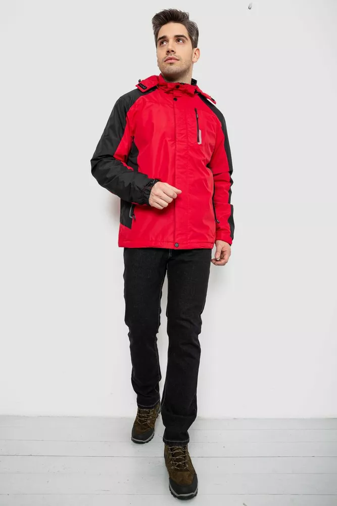 Купить Куртка мужская демисезонная, цвет красный, 244R2231 - Фото №2