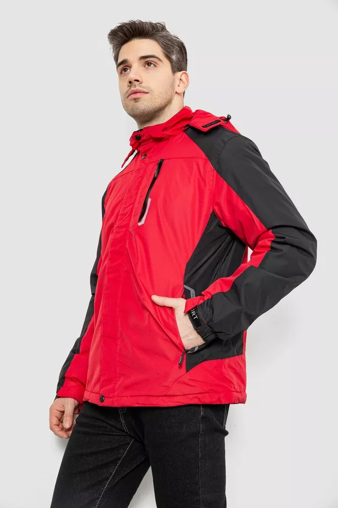 Купить Куртка мужская демисезонная, цвет красный, 244R2231 - Фото №3