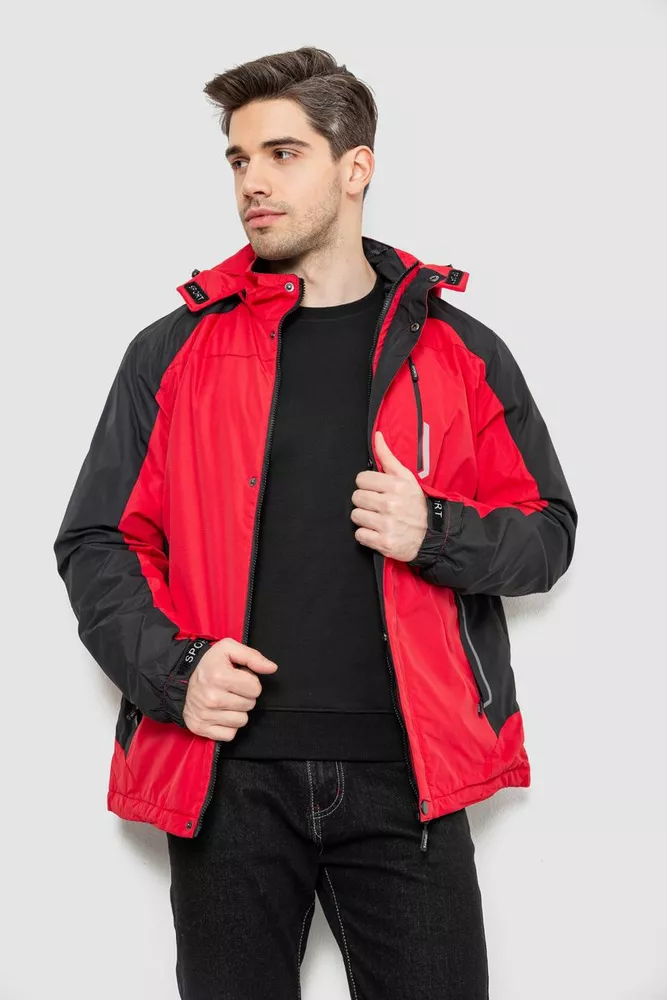 Купить Куртка мужская демисезонная, цвет красный, 244R2231 - Фото №5