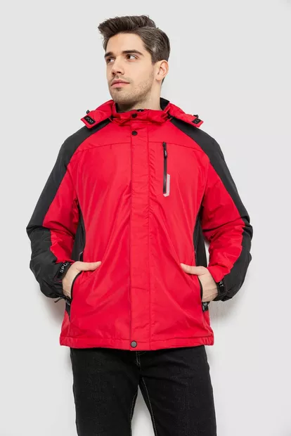 Куртка мужская демисезонная, цвет красный, 244R2231