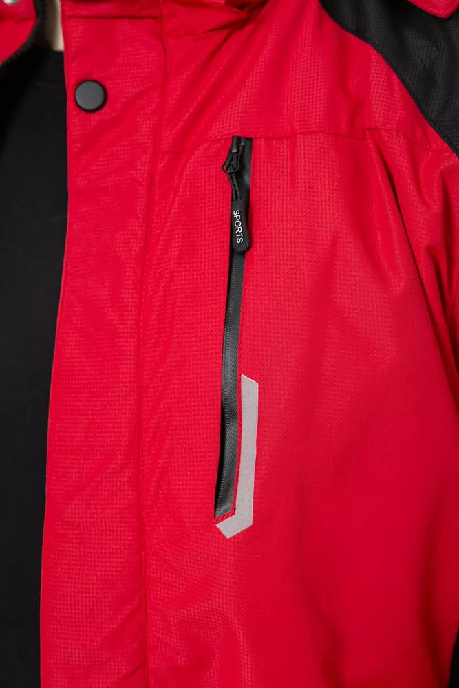 Купить Куртка мужская демисезонная, цвет красный, 244R2231 - Фото №7