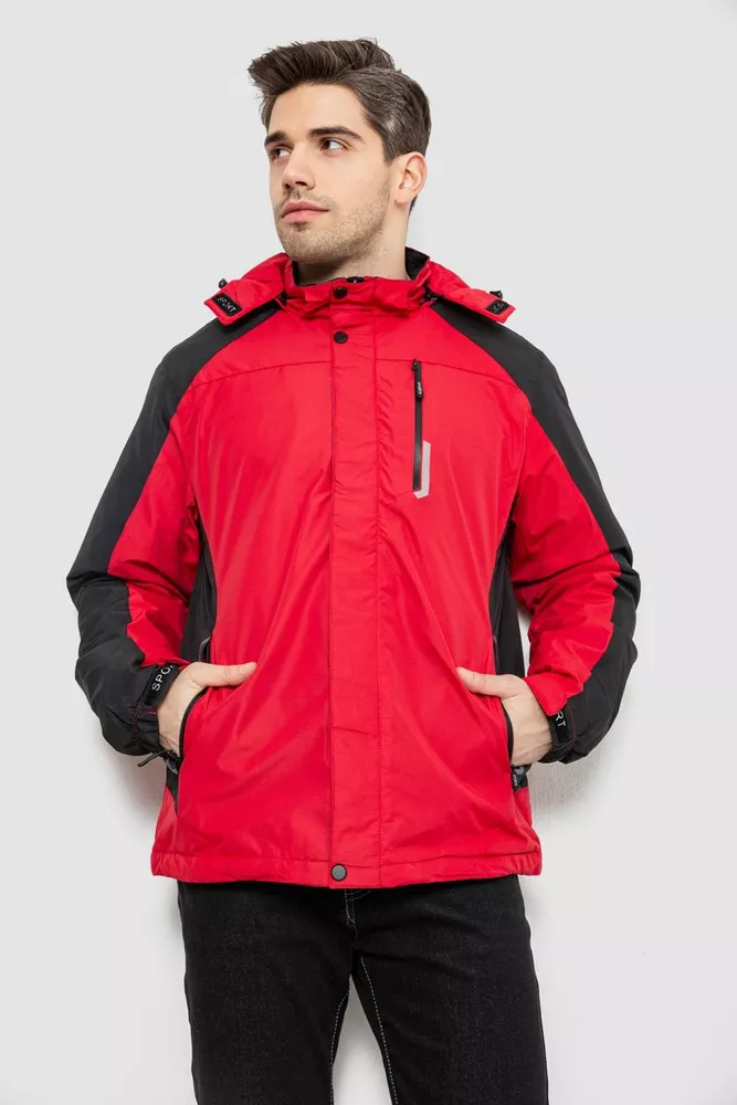 Купить Куртка мужская демисезонная, цвет красный, 244R2231 - Фото №1