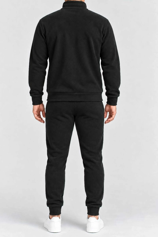 Купить Спортивный костюм мужской на флисе, цвет черный, 257R661 - Фото №3