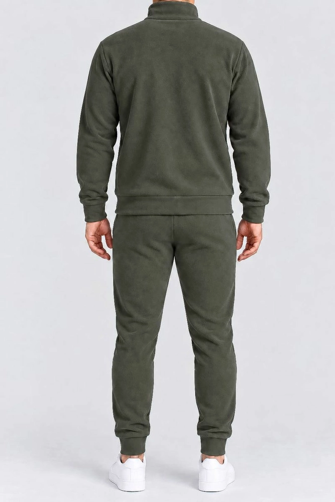 Купить Спортивный костюм мужской на флисе, цвет хаки, 257R661 - Фото №3