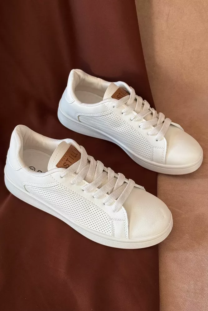 Купити Кеди жіночі, колір бежевий, 248RR64 - Фото №2