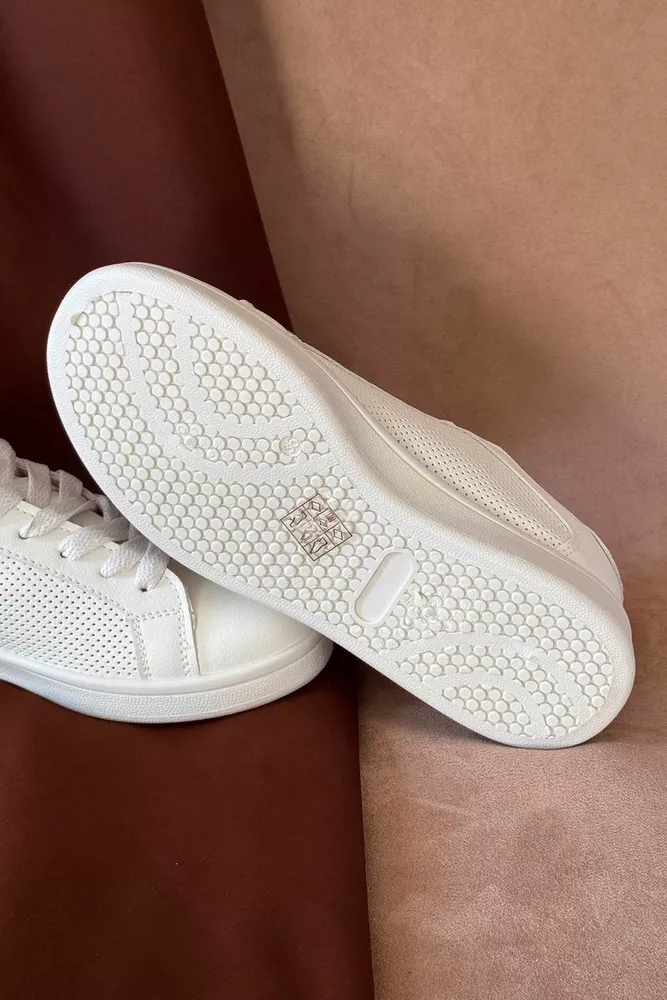 Купити Кеди жіночі, колір бежевий, 248RR64 - Фото №5