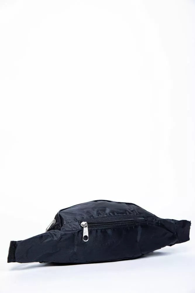 Купить Спортивная бананка, черного цвета с принтом, 131R3017 оптом - Фото №3