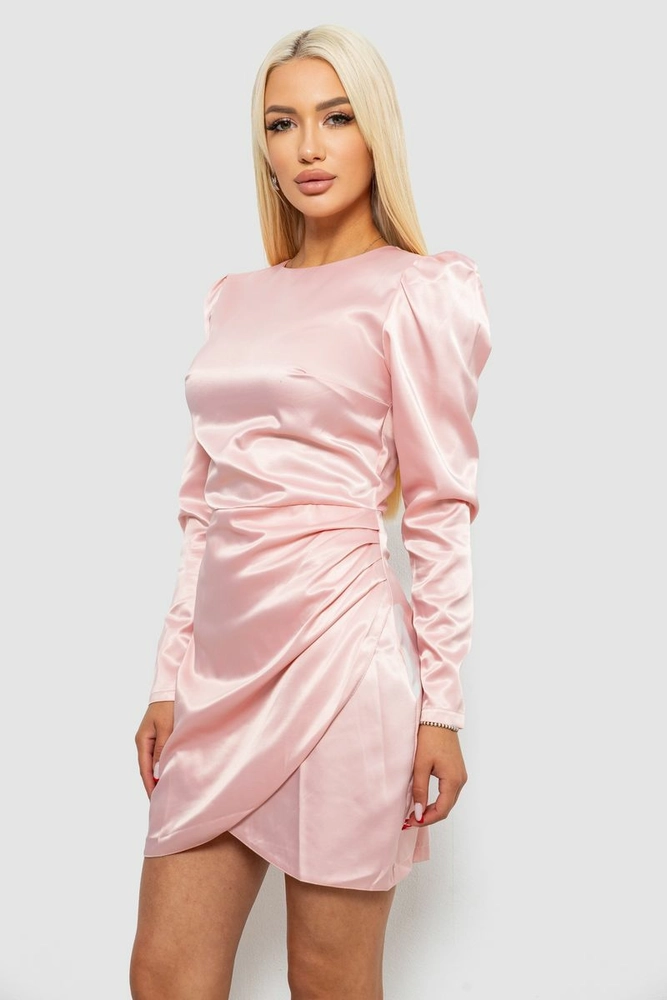 Купить Платье женское однотонное нарядное, цвет розовый, 244R379 - Фото №3
