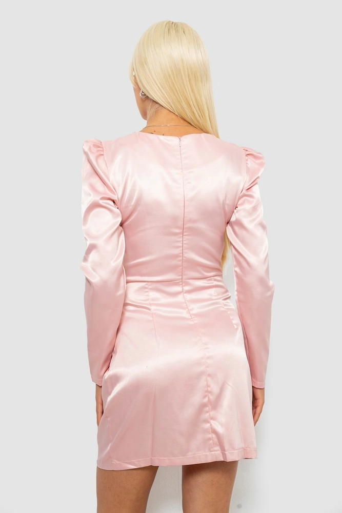 Купить Платье женское однотонное нарядное, цвет розовый, 244R379 - Фото №4