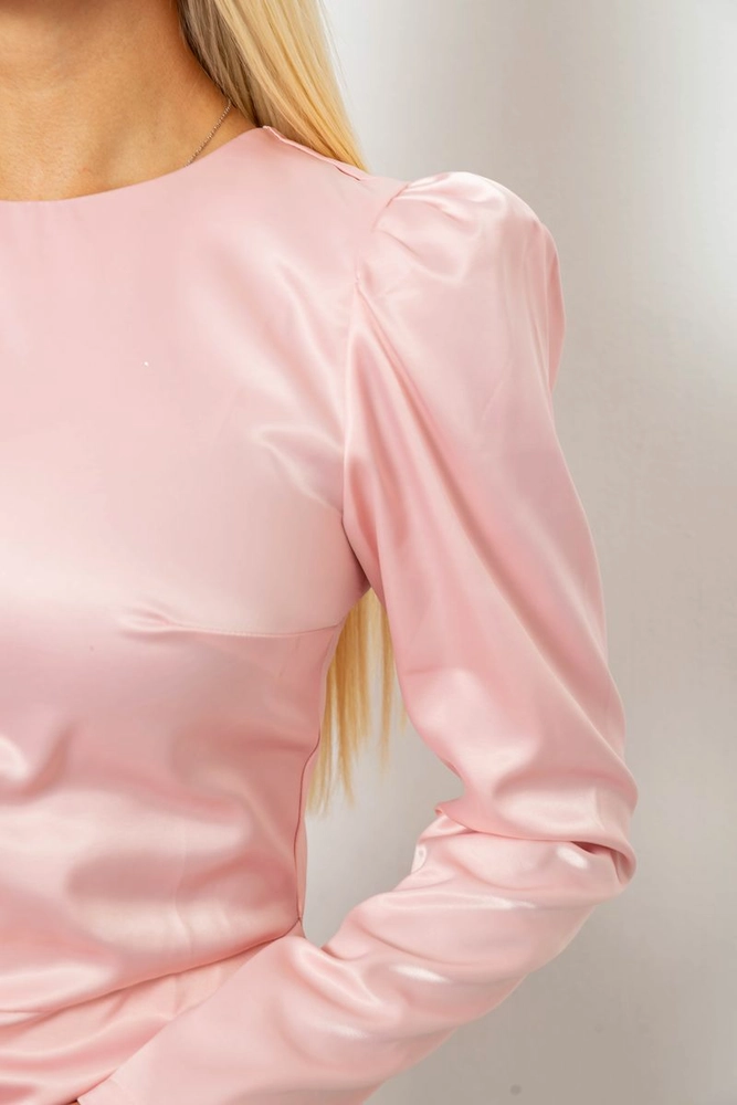 Купить Платье женское однотонное нарядное, цвет розовый, 244R379 - Фото №5