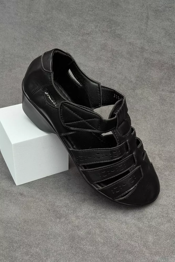 Купити Босоніжки жіночі, колір чорний, 243RA11 - Фото №1