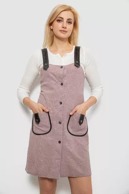 Сарафан женский, цвет пудровый, 230R107-5