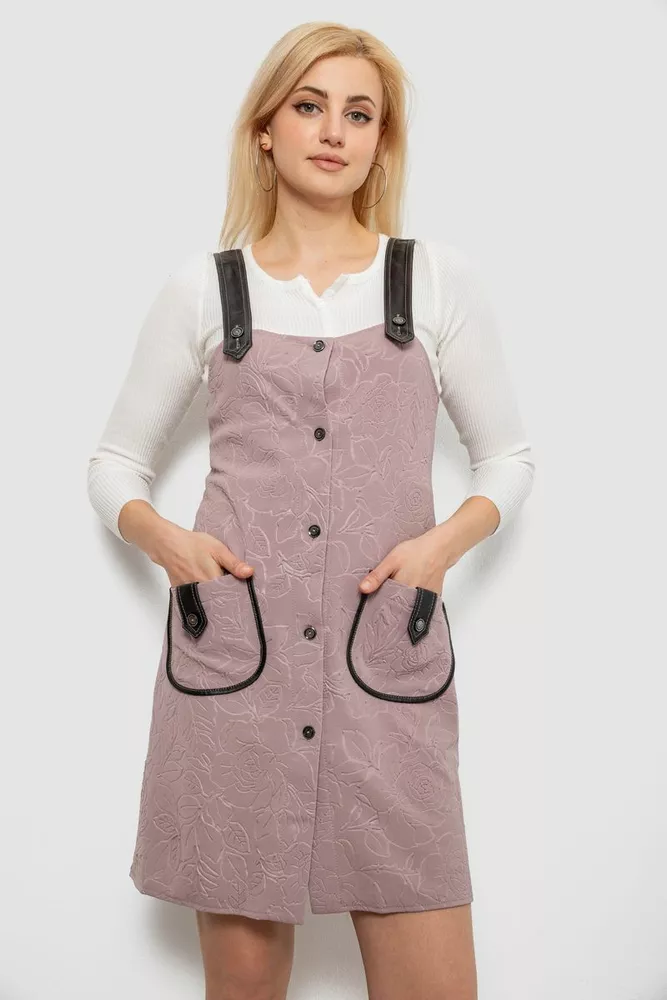 Купить Сарафан женский, цвет пудровый, 230R107-5 - Фото №1