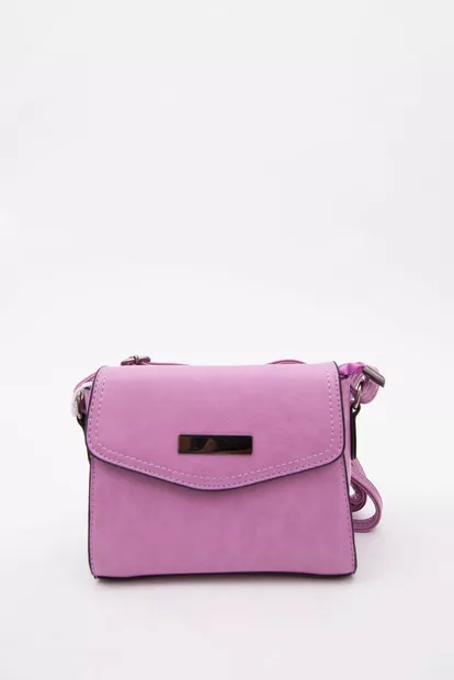 Сумка-клатч из кожзама, сиреневого цвета, 167RF-7