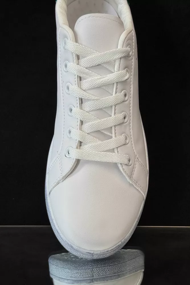 Купити Кеди чоловічі, колір біло-зелений, 248RR224 оптом - Фото №2