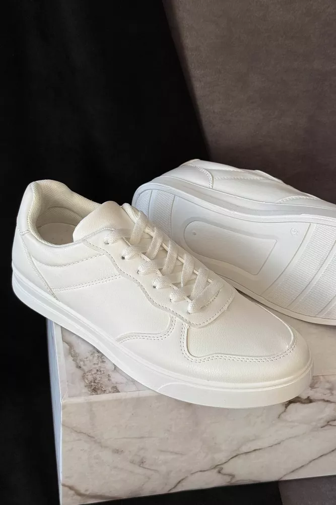 Купити Кеди чоловічі, колір білий, 248RR28 - Фото №3