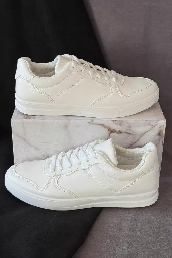 Купити Кеди чоловічі, колір білий, 248RR28 - Фото №1