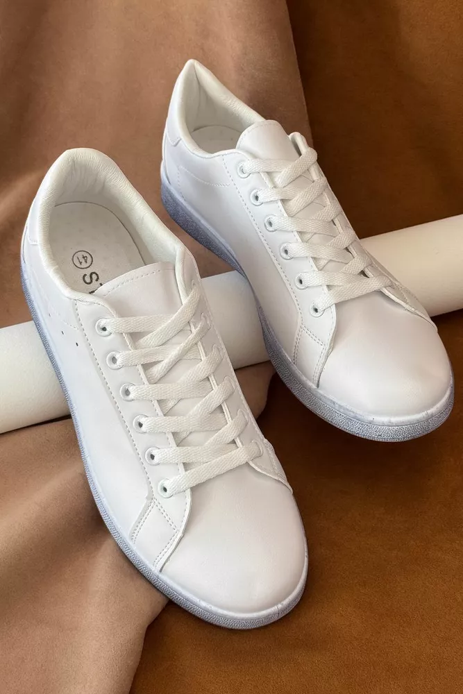 Купити Кеди чоловічі, колір білий, 248RR224 оптом - Фото №1