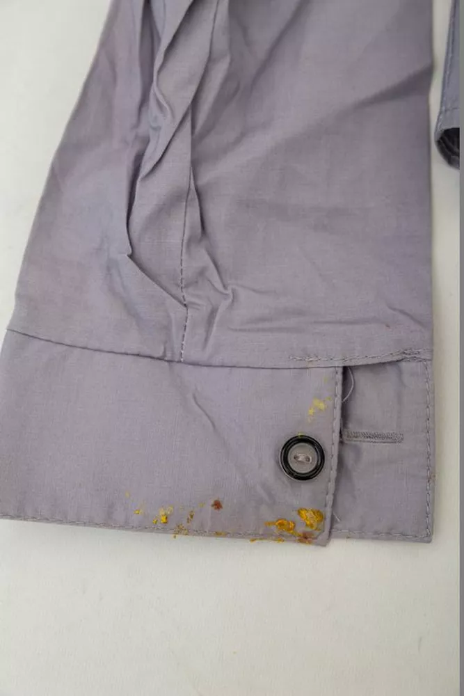 Купити Сорочка жіноча однотонна  -уцінка, колір сірий, 230R068-U-51 оптом - Фото №6