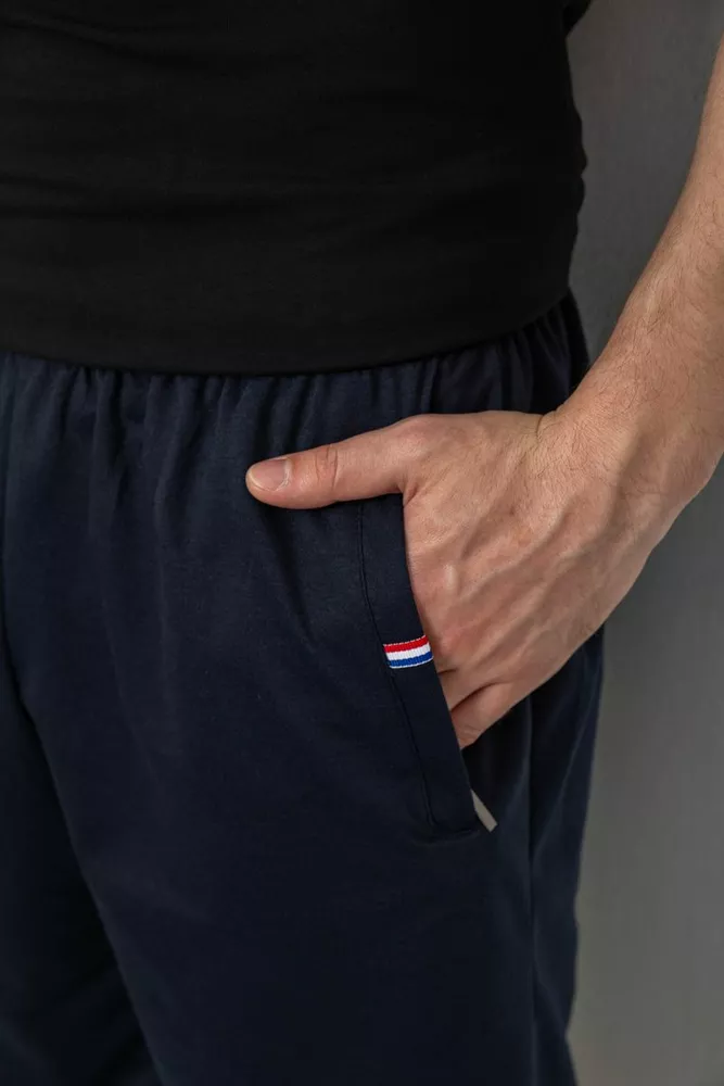 Купити Шорти чоловічі, колір темно-синій, 244R6369 оптом - Фото №5