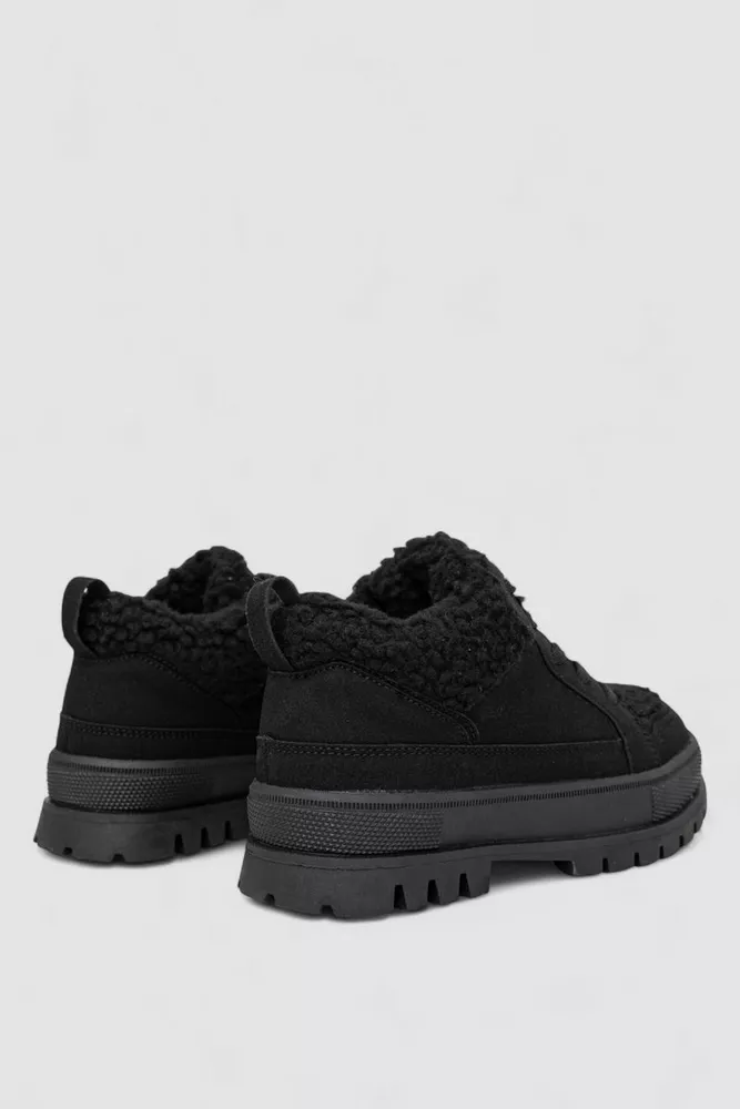 Купить Кроссовки женские зимние на меху, цвет черный, 248RCX1730 - Фото №4